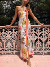 Summer Split Wrap Printed Dresses Newgew Dresses