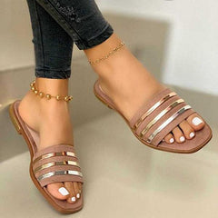 Women Summer Fashion Trend And Comfortable Flat Slippers NewGew
