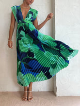 Pleated Sleeveless Lounge Dress Long Dress Newgew Dresses