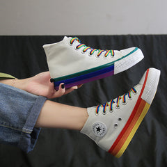 Women's Summer Flat Versatile Korean Style Canvas Shoes Newgew