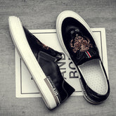 Men Fashion Breathable Leather Casual Loafers Newgew Shoes