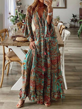 Down The West Coast Bohemia Print Maxi Dress Newgew Dresses