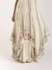Round Neck Printed Swing Loose Long Dress Newgew Dresses