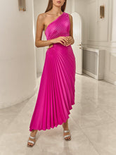 Asymmetrical Pleated Dress Newgew Dresses