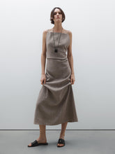 Flowy Square Neck Midi Dress Newgew Dresses