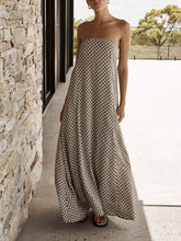 Diamond Print Bohemian Maxi Dress Newgew Dresses