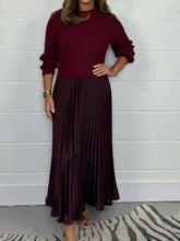 Pleated Panel Dress Newgew Dresses