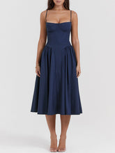 V-Neck Strapless Midi Dress Newgew Dresses