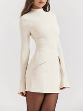 Vintage Cream Mini Dress Newgew Dresses