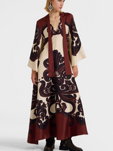 Grenadilla Print Satin Dress Newgew Dresses