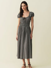 Quinn Dress-Black & White Checkered Newgew Dresses