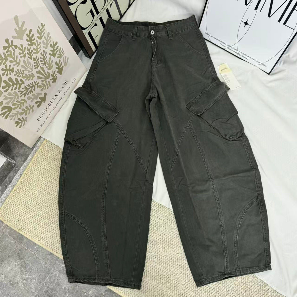 Cargo-Style Curved-Leg Rousers PinTow