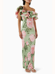 Premiere Pleated One-shoulder Gown Newgew Dresses