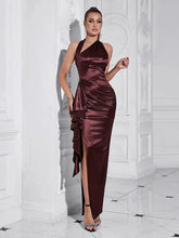 Halter Slit Maxi Dress Newgew Dresses