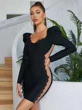 Fashionable Lace V-Neck Party Dress Newgew Dresses
