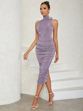 Vintage Ruched Sleeveless Gown Newgew Dresses