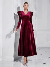 Elegant V-Neck Maxi Dress Newgew Dresses