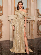 One-Shoulder Sequin Dress Newgew Dresses