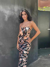 Chic Strapless Backless Tie-Back Dress Newgew Dresses