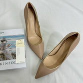 Pointed-Toe Low-Heeled Shoes PinTow