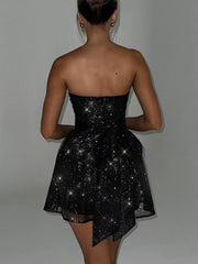 Sequin Bow Corset Dress Newgew Dresses