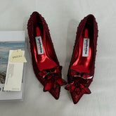 Pointed-Toe Stiletto Bridal Heels PinTow