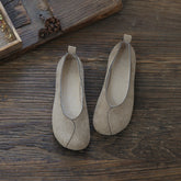 Women Retro Flat Comfortable Flats Casual Shoes Newgew Shoes