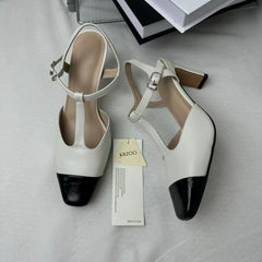 Retro Color-Block Open-Toe Sandals PinTow