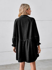 Loose Washed Patchwork Denim Dress Newgew Dresses