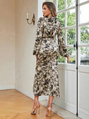 Summer Printed Slim Dress Newgew Dresses