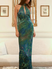 Monet maxi Dress - Irises Newgew Dresses