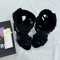 Fish-Mouth Velcro Slip-On Sandals PinTow