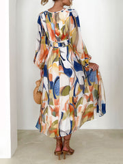 Colorful Geometric Pattern Maxi Dress Newgew Dresses