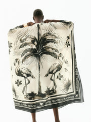 Oversized Flamingo Kaftan Maxi Dress Newgew Dresses
