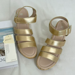 High-Heeled Single-Strap Beach Sandals PinTow
