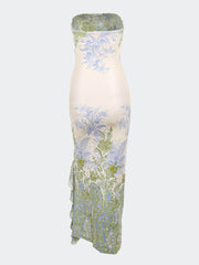 Floral Slit Maxi Dress Newgew Dresses