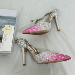 Gradient Pink Closed-Toe Sandals PinTow