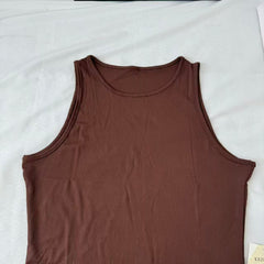 Sleeveless Placket One-Piece Suit PinTow