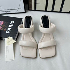 Soft Leather Slip-Resistant Slippers PinTow