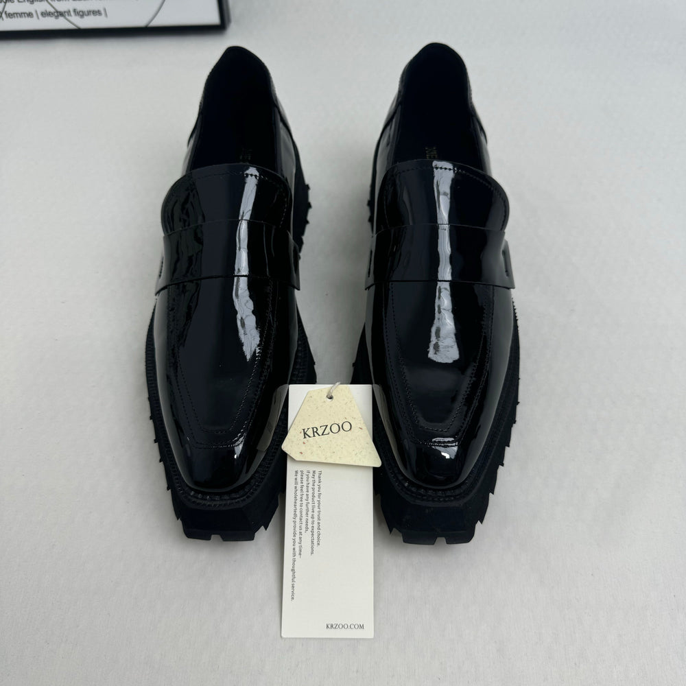 British Pointed-Toe High-Heeled Shoes PinTow