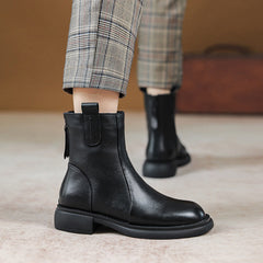 British Style Chelsea Leather Boots Newgew Shoes