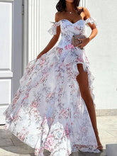 Elegant One Shoulder Print Dress Newgew Dresses