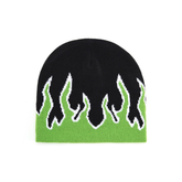 Flame Print Y2K Beanie Newgew