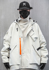 Futuristic Utility Cargo Jacket Newgew