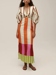 Gaia Puff Sleeve Maxi Dress Newgew Dresses