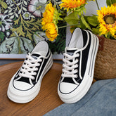 Women's Summer Korean Style Breathable Skate Thick Canvas Shoes Newgew