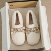 Women Soft Flat Winter Casual Fur Shoes Newgew Shoes