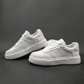 Men Minimalist Breathable Leather Casual Sneakers Newgew Shoes