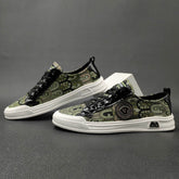 Men Fashion Breathable Canvas Flat Casual Shoes Newgew Shoes