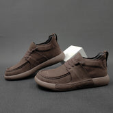 Men Minimalist Soft Leather Flat Casual Shoes Newgew Shoes